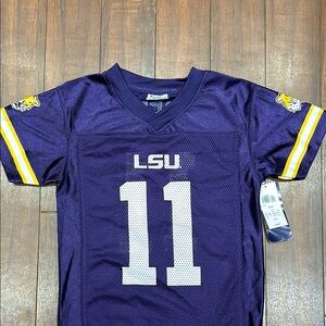 Boys LSU jersey NWT size 5/7